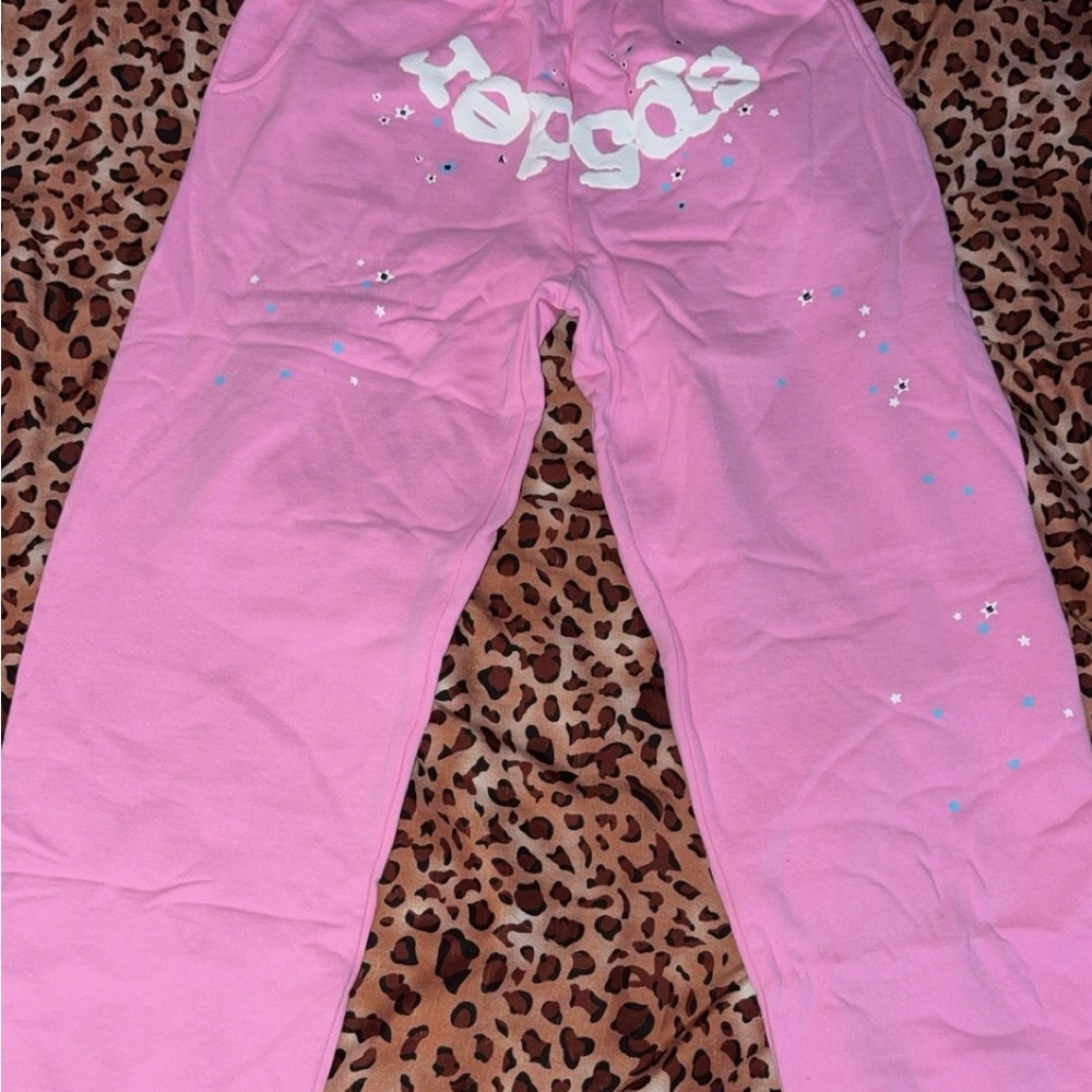 Pink Sweatpants with Star Logo